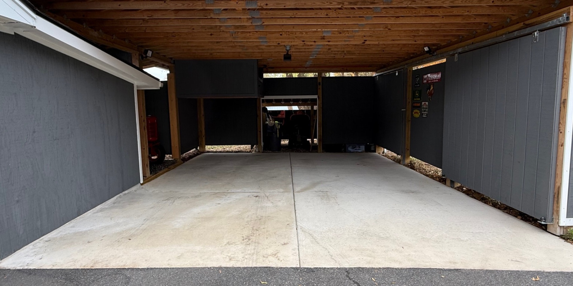 Before Garage finishing